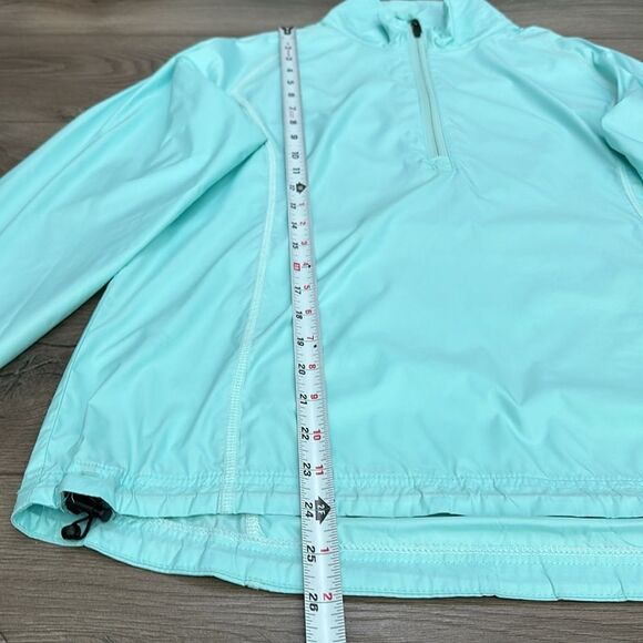 Peter Millar Element Wind 1/4 Zip Golf Pullover Windbreaker Teal Size Small - Picture 7 of 15